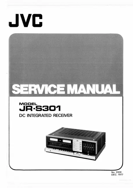 Service Manual JVC JR-S301