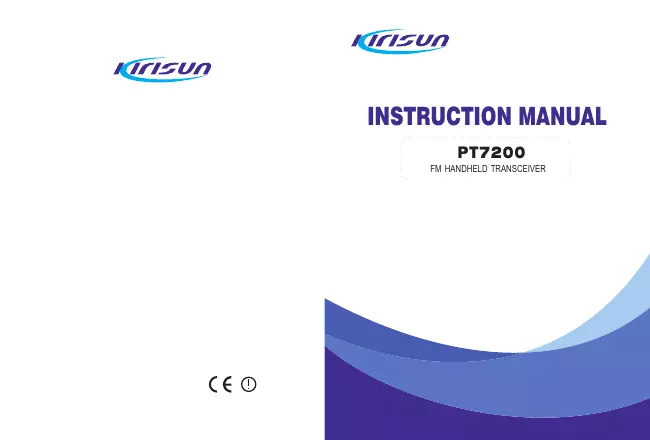 User Manual Kirisun PT7200