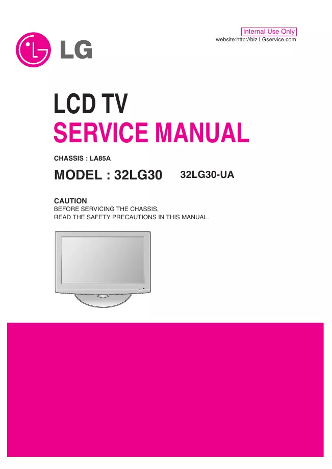 Service Manual LG 32LG30-UA