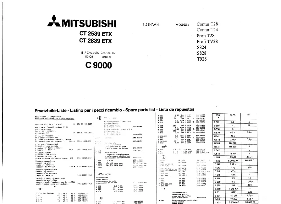  Mitsubishi CT 2839 ETX