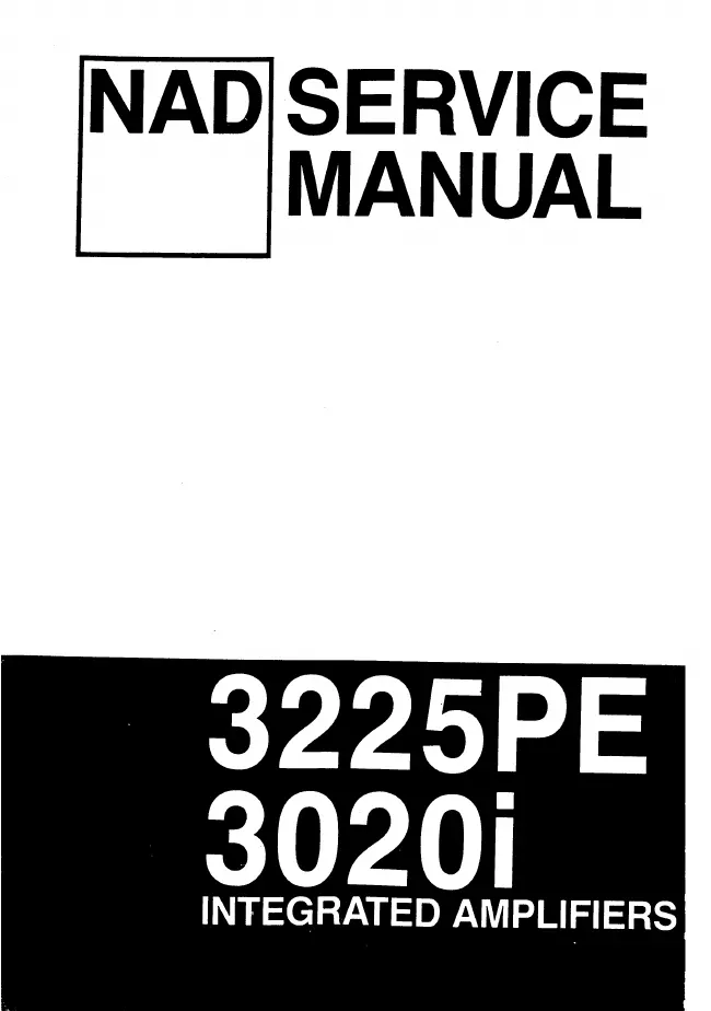 Service Manual NAD 3225PE
