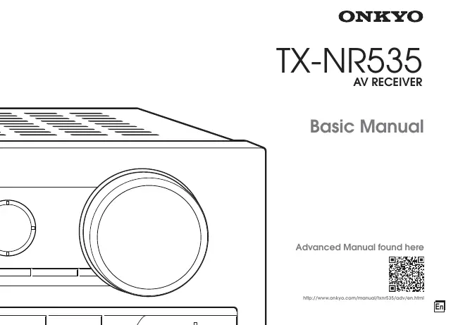 User Manual Onkyo TX-NR535