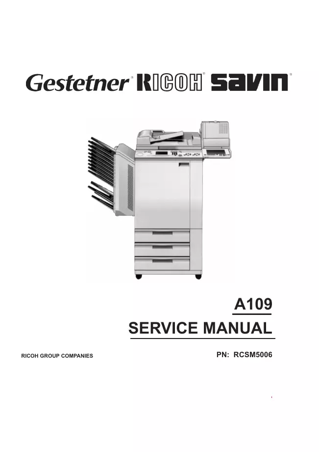 Service Manual Ricoh NC 5006