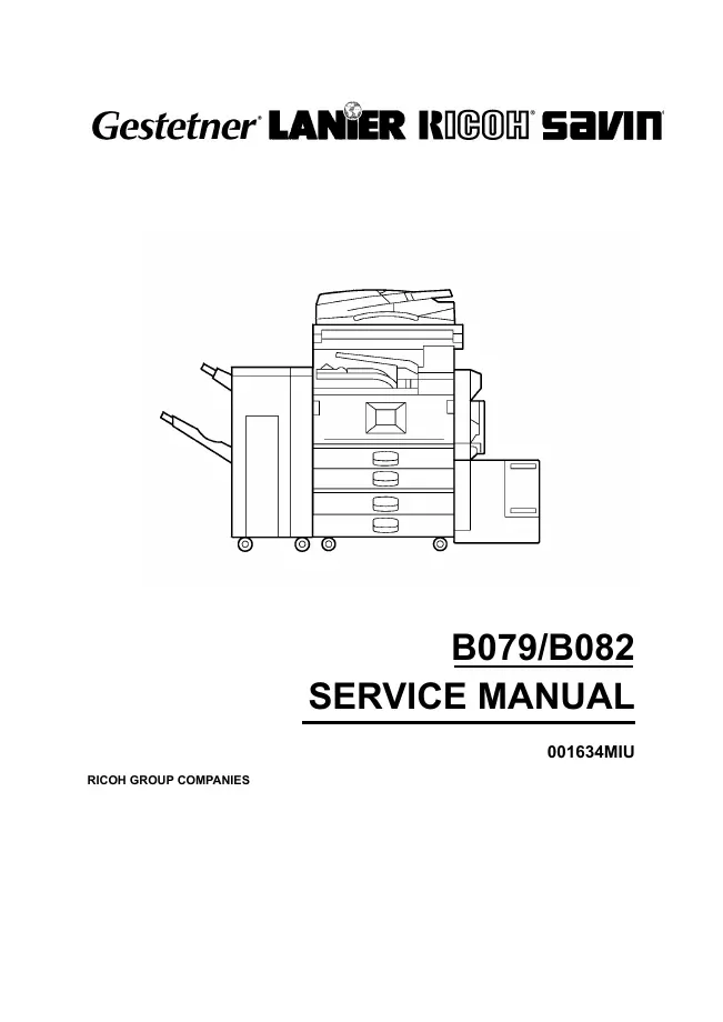 Service Manual Ricoh Aficio 2045