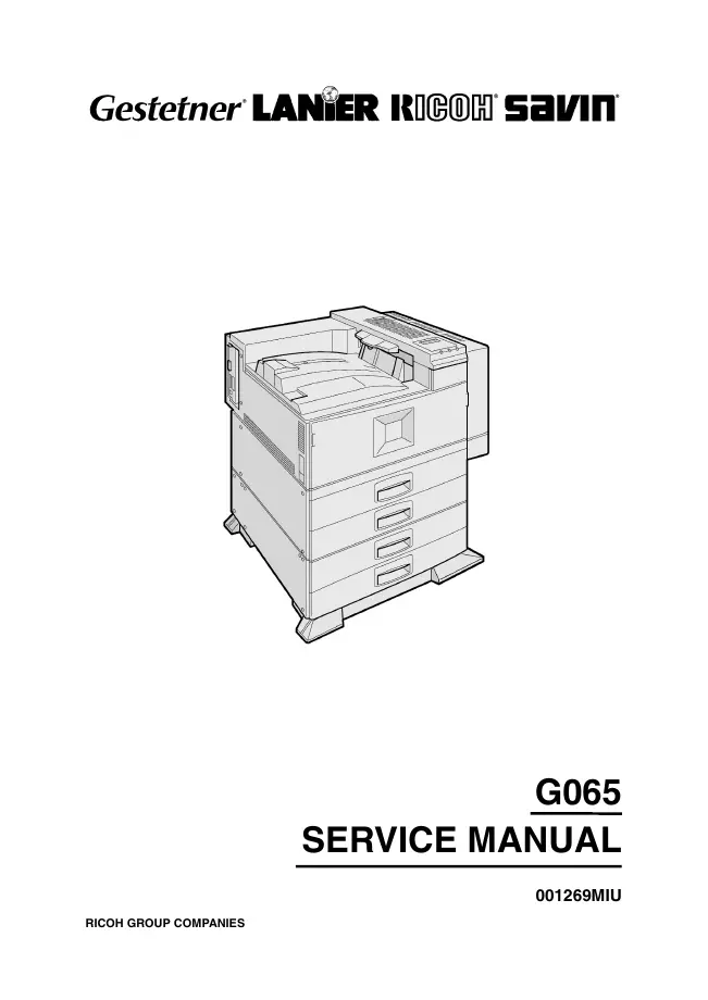 Service Manual Ricoh Aficio AP4510