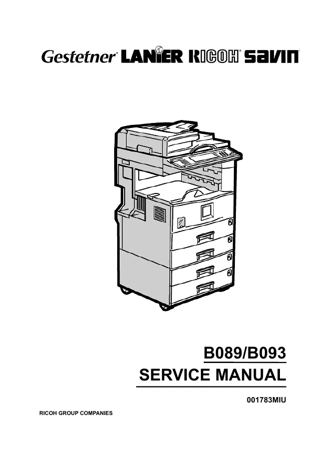 Service Manual Ricoh Aficio 2022
