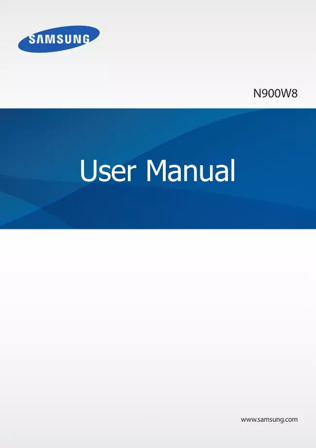 User Manual Samsung N900W8