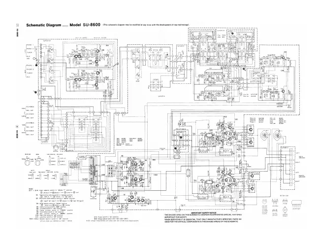 Cirquit Diagram Technics SU-8600