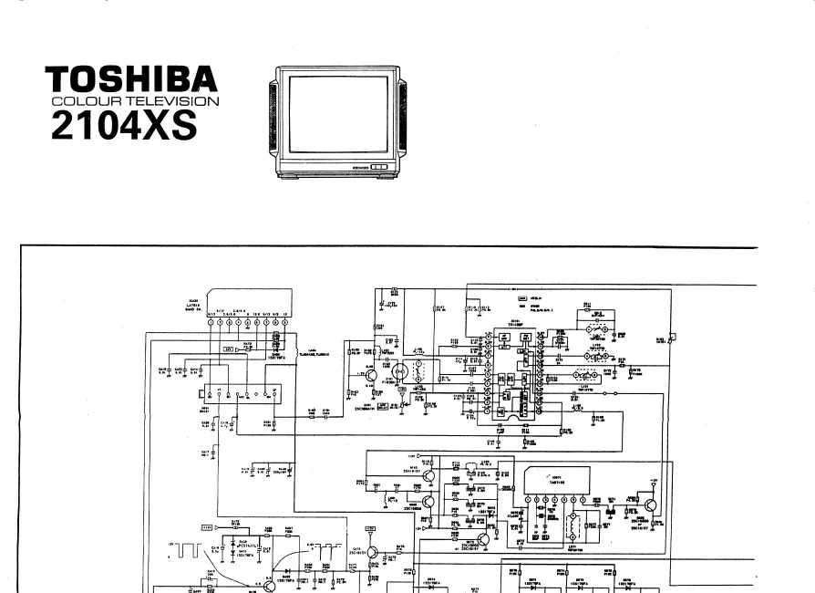 Cirquit Diagram Toshiba 2104XS