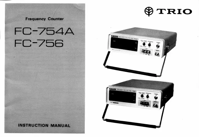 Service and User Manual Trio FC-756