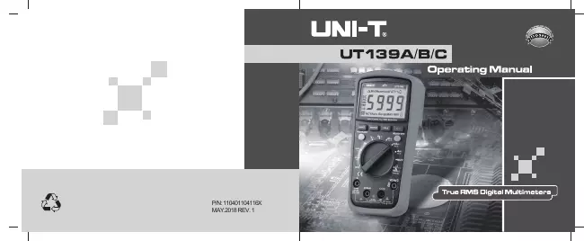 User Manual UniT UT139C