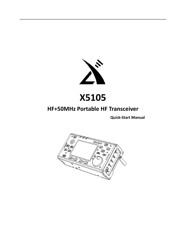 Service Manual Xiegu X5105